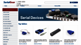 What Serialgear.com website looked like in 2023 (This year)