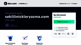 What Sekillinickleryazma.com website looked like in 2023 (This year)