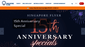 What Singaporeflyer.com website looked like in 2023 (This year)