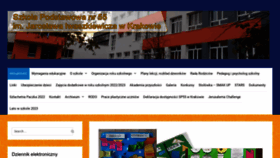 What Sp55krakow.pl website looked like in 2023 (This year)