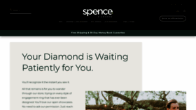 What Spencediamonds.com website looked like in 2023 (This year)