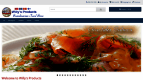 What Scandinavianfoodstore.com website looked like in 2023 (This year)