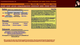 What Steinerdatenbank.de website looked like in 2023 (This year)
