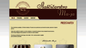 What Sladice-maja.com website looked like in 2023 (This year)