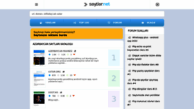 What Saytlar.net website looked like in 2023 (This year)