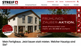 What Streif.de website looked like in 2023 (This year)