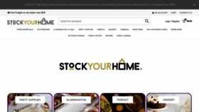 What Stockyourhome.com website looked like in 2023 (This year)