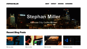 What Stephanmiller.com website looked like in 2023 (This year)
