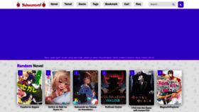 What Sakuranovel.id website looked like in 2023 (1 year ago)