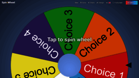 What Spinnerwheel.com website looked like in 2023 (This year)
