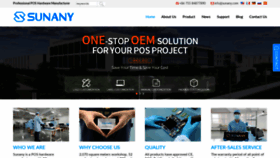 What Sunany.com website looked like in 2023 (This year)