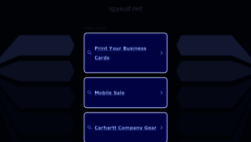 What Spysuit.net website looked like in 2023 (This year)