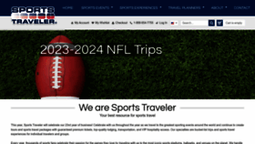 What Sportstraveler.net website looked like in 2023 (This year)