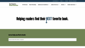 What Sanfranciscobookreview.com website looked like in 2023 (This year)