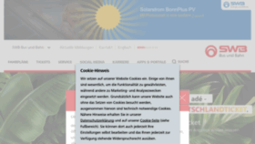 What Swb-busundbahn.de website looked like in 2023 (This year)