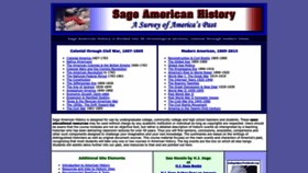 What Sageamericanhistory.net website looked like in 2023 (This year)