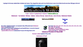 What Stellenboschwriters.com website looked like in 2023 (This year)