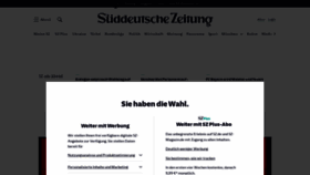 What Sueddeutsche.com website looked like in 2023 (This year)