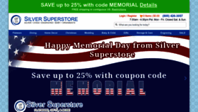 What Silversuperstore.com website looked like in 2023 (This year)