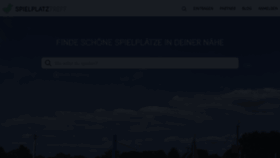 What Spielplatztreff.de website looked like in 2023 (This year)