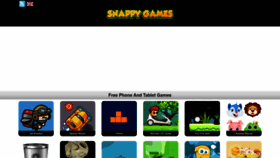 What Snappygames.com website looked like in 2023 (This year)
