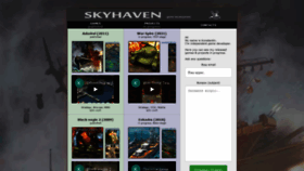 What Skyhaven.ru website looked like in 2023 (This year)