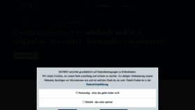What Sicher3.de website looked like in 2023 (This year)