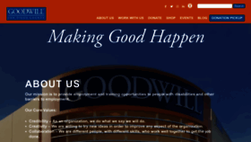 What Sdgoodwill.org website looked like in 2023 (This year)