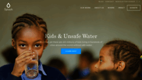 What Splash.org website looked like in 2023 (This year)