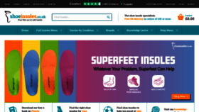 What Shoeinsoles.co.uk website looked like in 2023 (2 years ago)
