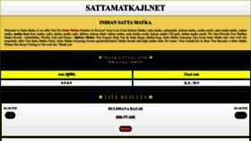 What Sattamatkaji.net website looked like in 2023 (This year)