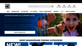 What Shakespeare-fishing.com website looked like in 2023 (This year)