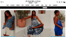 What Shoppinkblush.com website looked like in 2023 (This year)