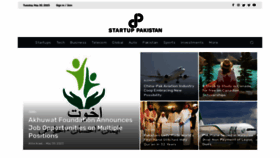 What Startuppakistan.com.pk website looked like in 2023 (This year)