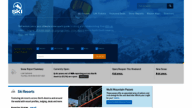 What Skicentral.com website looked like in 2023 (This year)