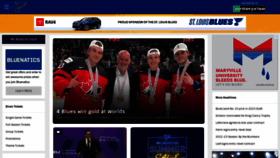 What Stlouisblues.com website looked like in 2023 (This year)