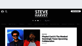 What Steveharveyfm.com website looked like in 2023 (This year)