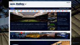 What Stadiony.net website looked like in 2023 (This year)