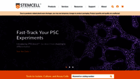 What Stemcell.com website looked like in 2023 (This year)