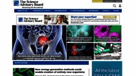 What Scienceboard.net website looked like in 2023 (This year)