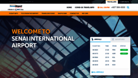 What Senaiairport.com website looked like in 2023 (This year)