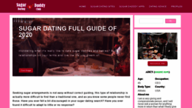 What Sugardaddydatingclub.com website looked like in 2023 (This year)