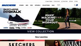 What Skechers.in website looked like in 2023 (This year)