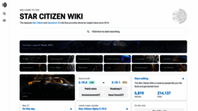 What Starcitizen.tools website looked like in 2023 (This year)