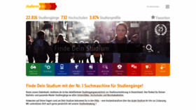 What Studieren.de website looked like in 2023 (This year)