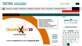 What Seom.org website looked like in 2023 (2 years ago)