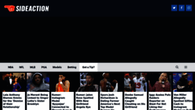 What Sideaction.com website looked like in 2023 (This year)