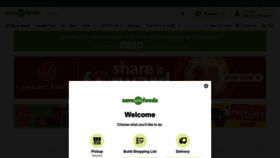 What Saveonfoods.ca website looked like in 2023 (This year)