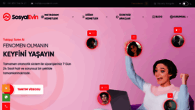 What Sosyalevin.com website looked like in 2023 (2 years ago)