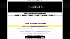 What Sudoku17.de website looked like in 2023 (This year)